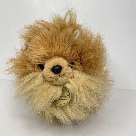 Aurora Toys Aurora Miyoni Brown Pomeranian Plush Realistic Dog